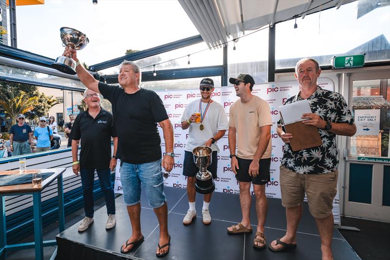 Winning crew of Frank Racing  - 2025 PIC Harbour Classic - March 1, 2025 - Waitemata Harbour - photo © Marcus Brummel Photography