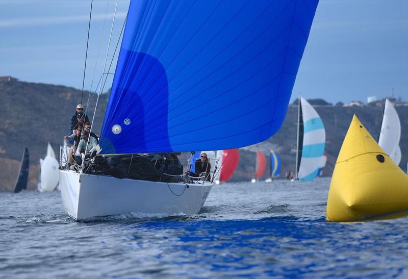 San Diego Hot Rum Series Day 2 photo copyright Bob Betancourt taken at San Diego Yacht Club and featuring the PHRF class