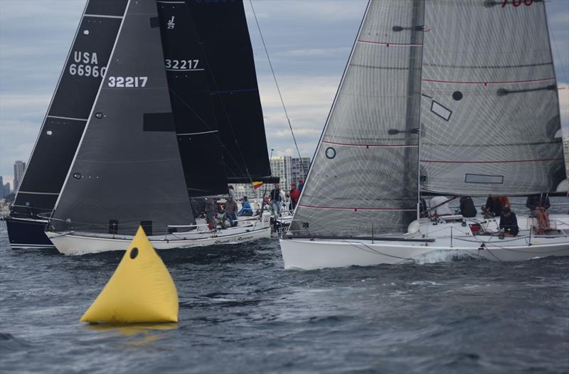 San Diego Hot Rum Series Day 2 photo copyright Bob Betancourt taken at San Diego Yacht Club and featuring the PHRF class