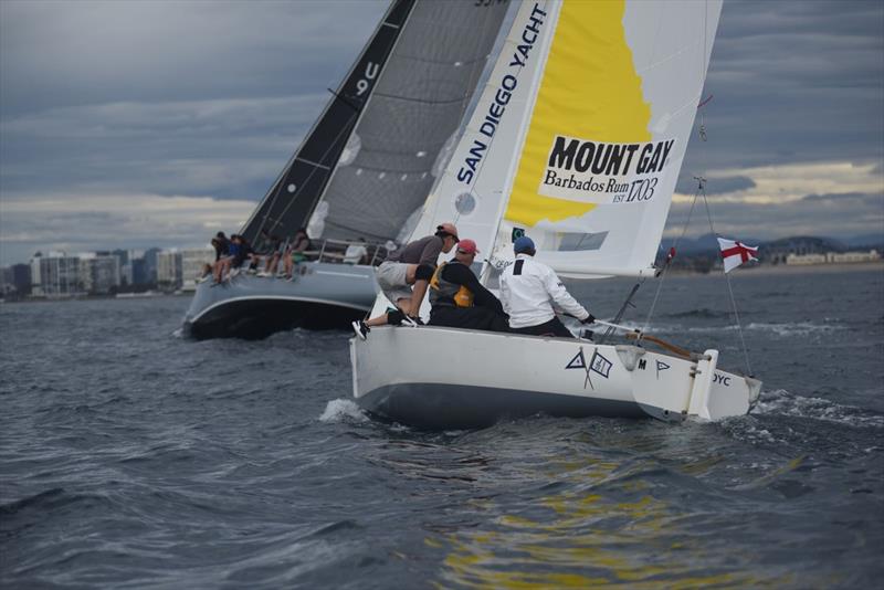 San Diego Hot Rum Series Day 2 photo copyright Bob Betancourt taken at San Diego Yacht Club and featuring the PHRF class