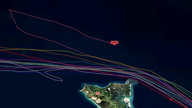 Robbery - YB Tracker - Solo Trans-Tasman Yacht Challenge - 0000hrs June 1, 2026 photo copyright YB Tracker  taken at New Plymouth Yacht Club and featuring the PHRF class