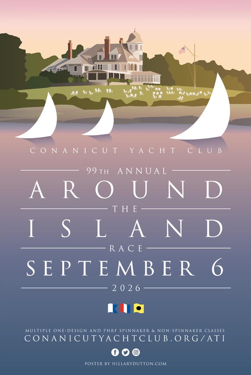 Conanicut Yacht Club Around the Island Race 2026 poster photo copyright Conanicut Yacht Club taken at Conanicut Yacht Club and featuring the PHRF class