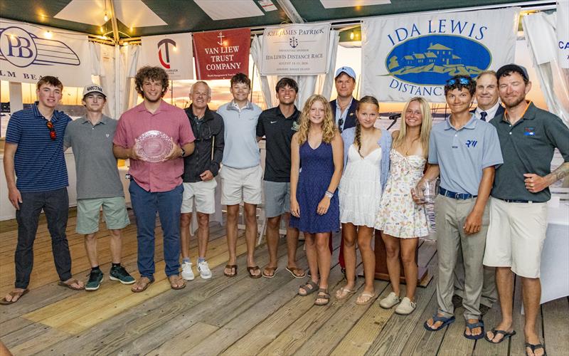 Digger's winning youth team - 2026 Ida Lewis Distance Race photo copyright Stephen R Cloutier taken at Ida Lewis Yacht Club and featuring the PHRF class
