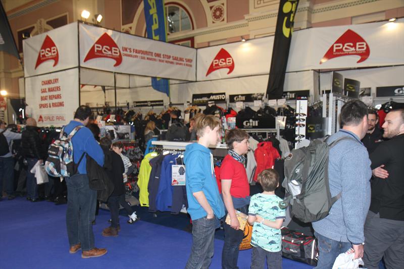 P&B Stand at the 2016 RYA Suzuki Dinghy Show - photo © Mark Jardine