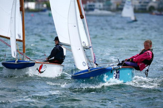 Lots of fun in the AB class at Parkstone Youth Week photo copyright David Harding / www.sailingscenes.co.uk taken at Parkstone Yacht Club and featuring the Poole AB class