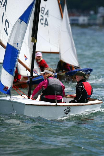 Lots of fun in the AB class at Parkstone Youth Week photo copyright David Harding / www.sailingscenes.co.uk taken at Parkstone Yacht Club and featuring the Poole AB class