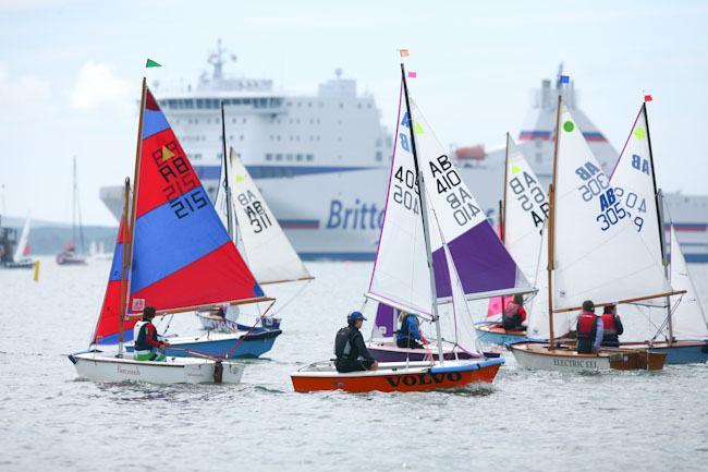 Lots of fun in the AB class at Parkstone Youth Week photo copyright David Harding / www.sailingscenes.co.uk taken at Parkstone Yacht Club and featuring the Poole AB class