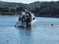 Solway Yacht Club Cadets Adventure Day - Swimming off “Marika” in Horse Isles Bay © Finlay Train