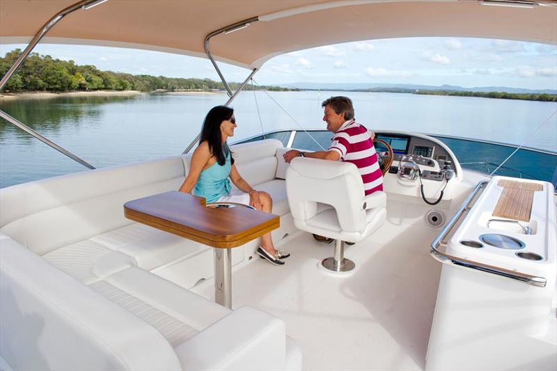 Belize 54 Daybridge - Flybridge - photo © Riviera Studio