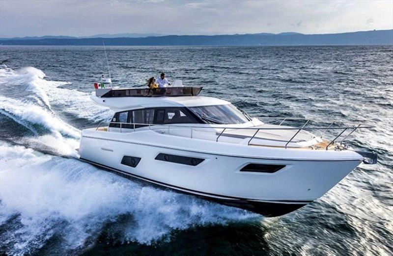2018 Ferretti 450 photo copyright Sanctuary Cove Media taken at  and featuring the Power boat class