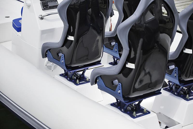 The Sea Sure 'SHOCK-MIT' retro fit RIB shock ride seat system photo copyright Lloyd Images taken at  and featuring the Power boat class