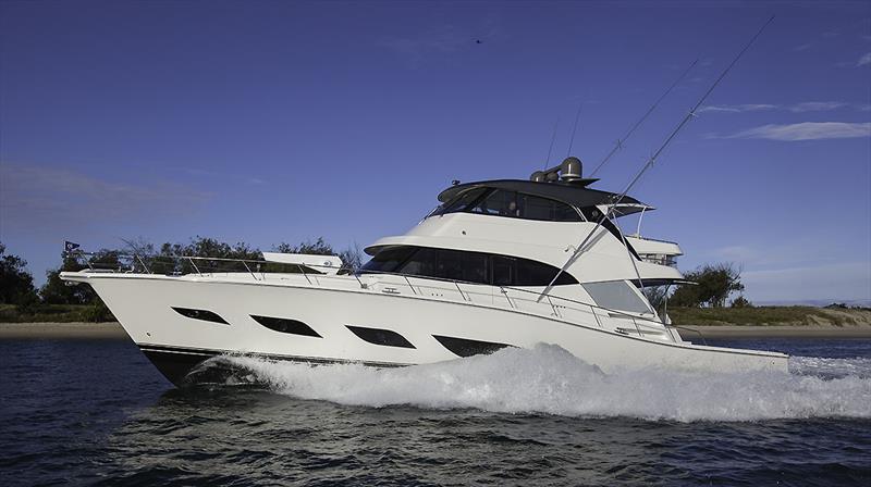 Frank Mulder hull lines and Riviera build quality photo copyright John Curnow taken at  and featuring the Power boat class