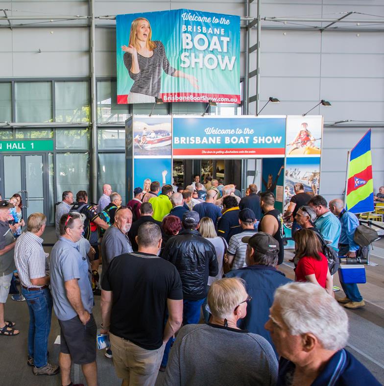 Brisbane Boat Show queue - photo © Photographer at Large