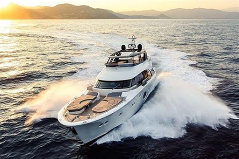 MCY 80 cruises in Hong Kong - photo © Monte Carlo Yachts