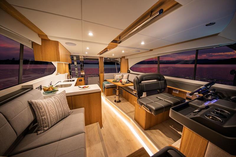 Riviera 39 Sports Motor Yacht - Saloon - photo © Riviera Australia