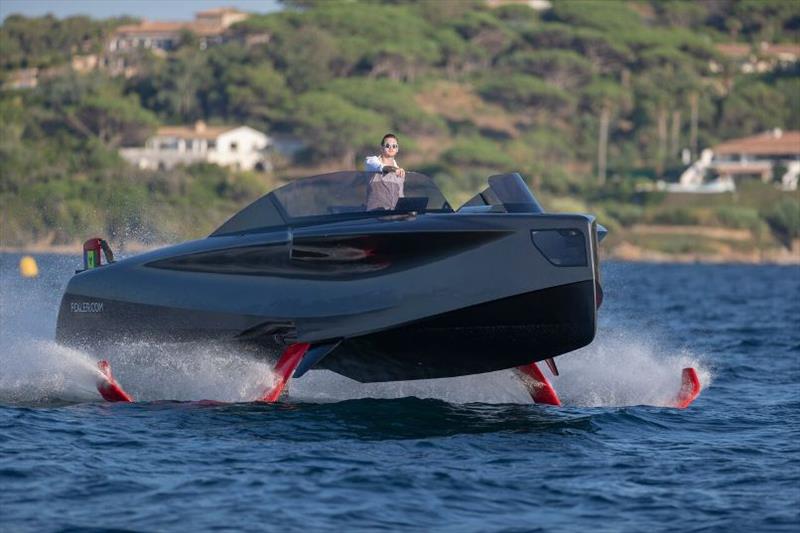 Foiler – the flying yacht photo copyright Gilles Martin-Raget taken at  and featuring the Power boat class