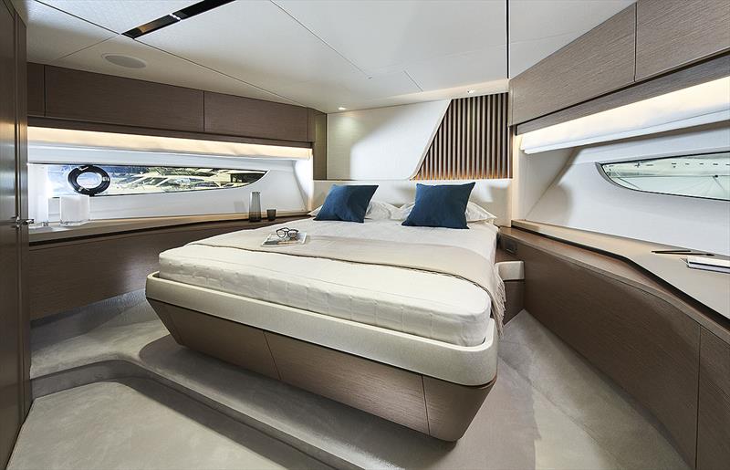Princess Y85 Forward Cabin photo copyright Princess Yachts taken at  and featuring the Power boat class