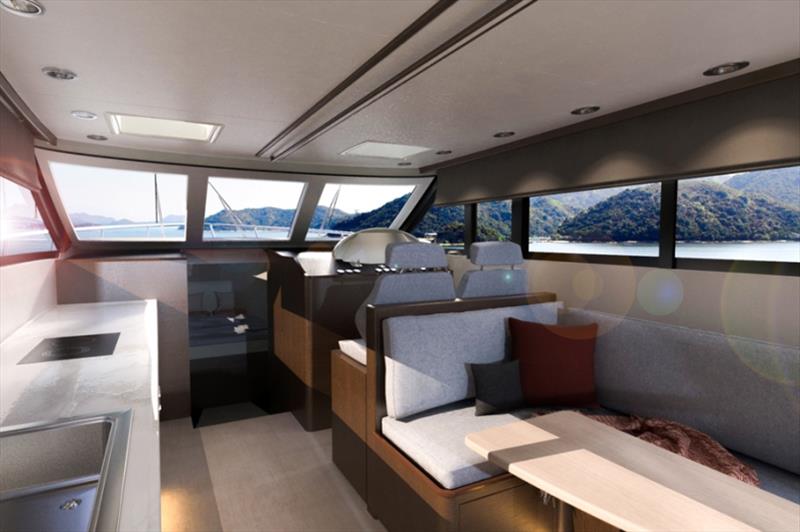 Newport 460 interior - photo © Newport Motor Yachts