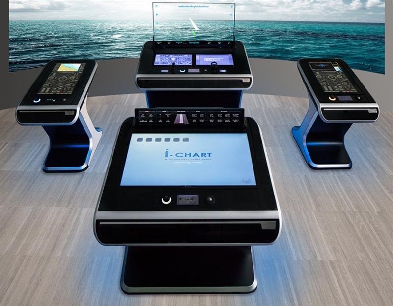 Ultra-innovative I-Bridge with transparent head up display - photo © Team Italia