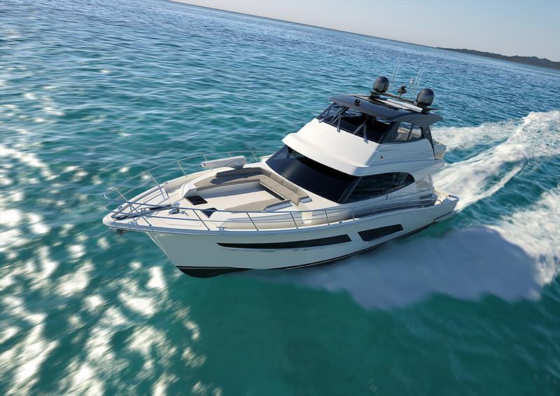 The Riviera 64 Sports Motor Yacht will Premiere in early 2020 photo copyright Riviera Studio taken at  and featuring the Power boat class