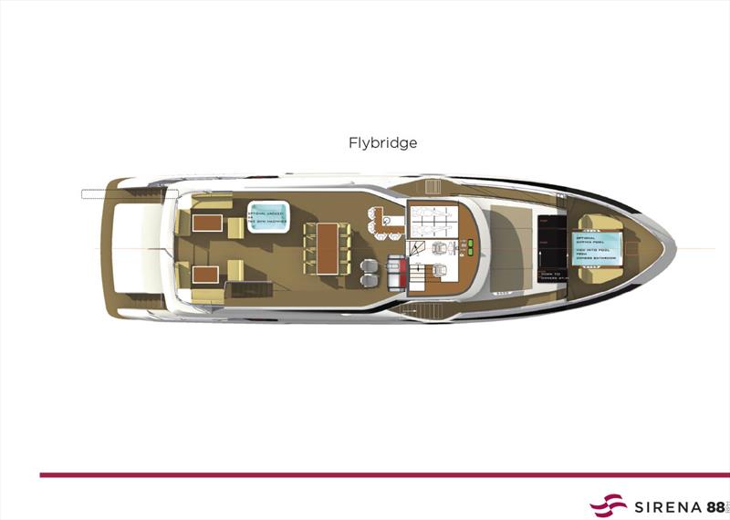 New Sirena 88 - Flybridge - photo © Sand People