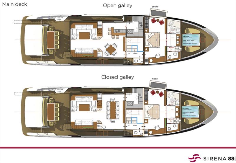 New Sirena 88 - Main deck - photo © Sand People