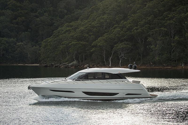 Also at home as a displacement cruiser - Maritimo X50 photo copyright John Curnow taken at  and featuring the Power boat class