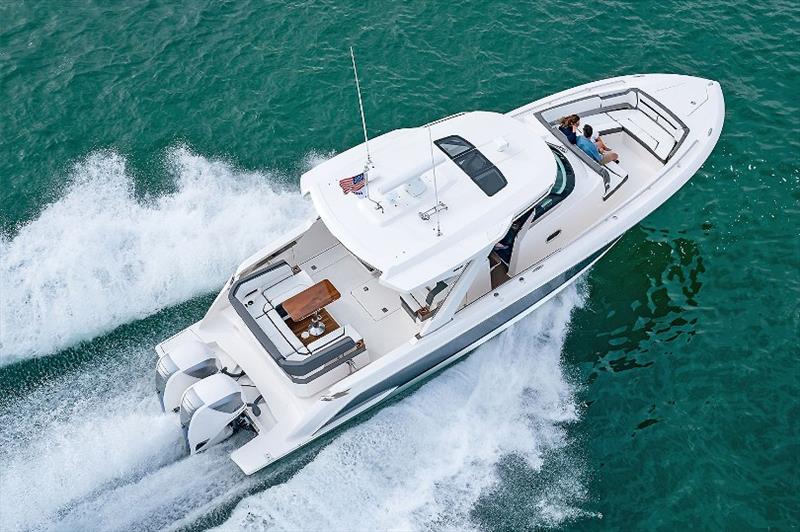 Tiara Sport Introduces Volvo Penta And Seven Marine Integrated Outboard Experience For 38 Ls