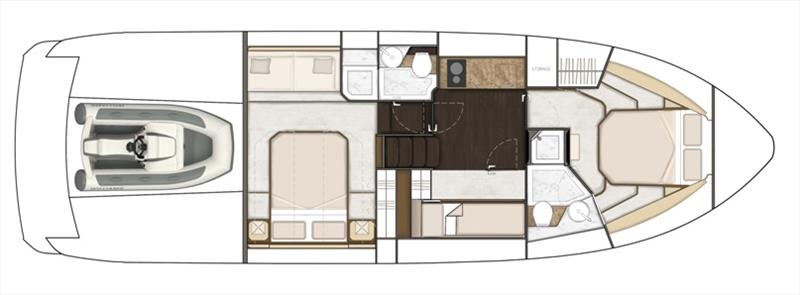CGI of Fairline Targa 45 GT photo copyright Fairline Yachts taken at  and featuring the Power boat class