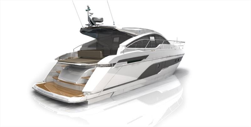 CGI of Fairline Targa 45 GT photo copyright Fairline Yachts taken at  and featuring the Power boat class