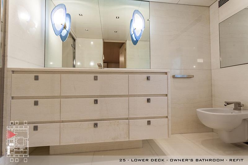 A2 Master Bathroom Refit photo copyright Tommaso Spadolini taken at  and featuring the Power boat class