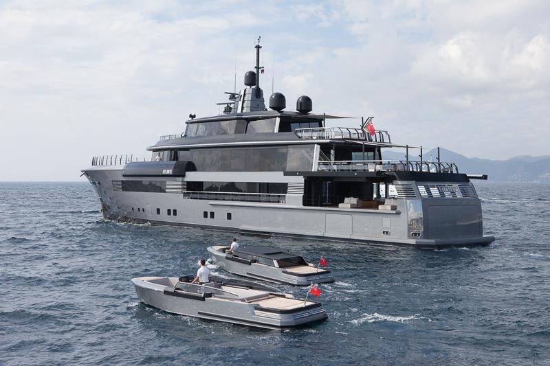 CRN55 Atlante - One and two tenders photo copyright Maurizio Paradisi taken at  and featuring the Power boat class