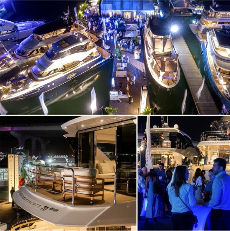 MCY 70 Skylounge debut at Miami Yacht Show - photo © Monte Carlo Yachts