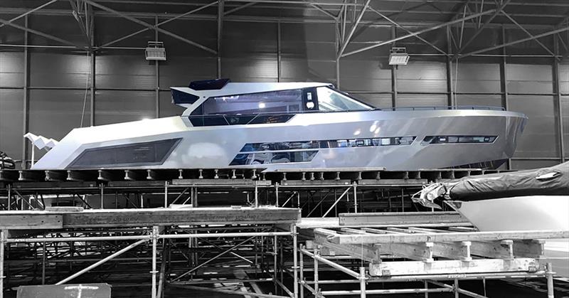 New Mazu 82 photo copyright Sand People taken at  and featuring the Power boat class