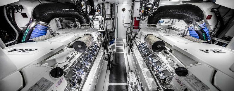 Riviera 72 Sports Motor Yacht - Engine Room - photo © Riviera Australia