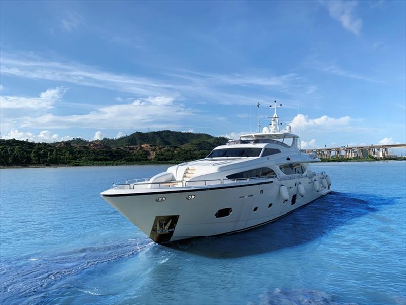 Asteria 108 left the dock of Heysea Yachts - photo © Heysea