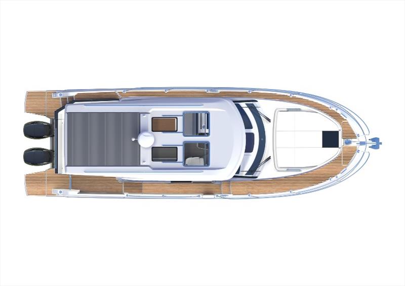 Antares 11 - Top view photo copyright Beneteau taken at  and featuring the Power boat class