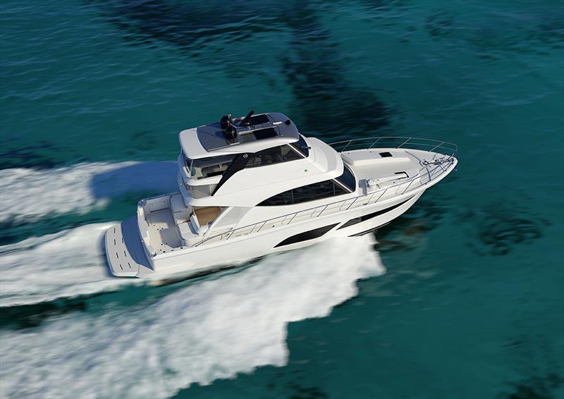 Riviera 50 Sports Motor Yacht running photo copyright Riviera Studio taken at  and featuring the Power boat class