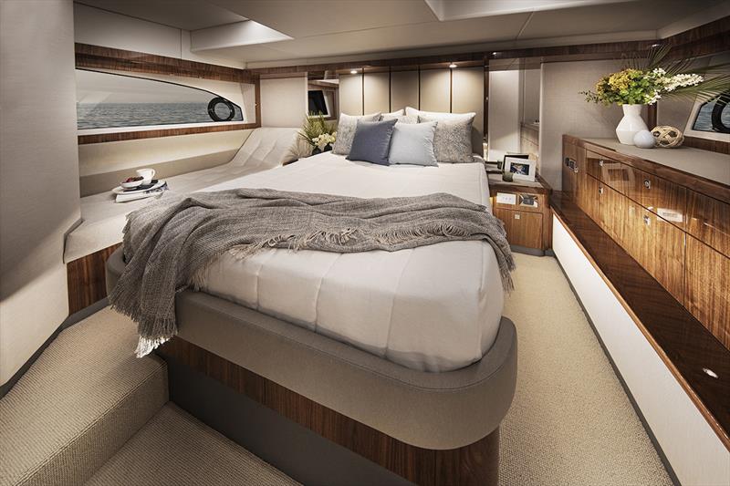 Riviera 50 Sports Motor Yacht Master Stateroom photo copyright Riviera Studio taken at  and featuring the Power boat class