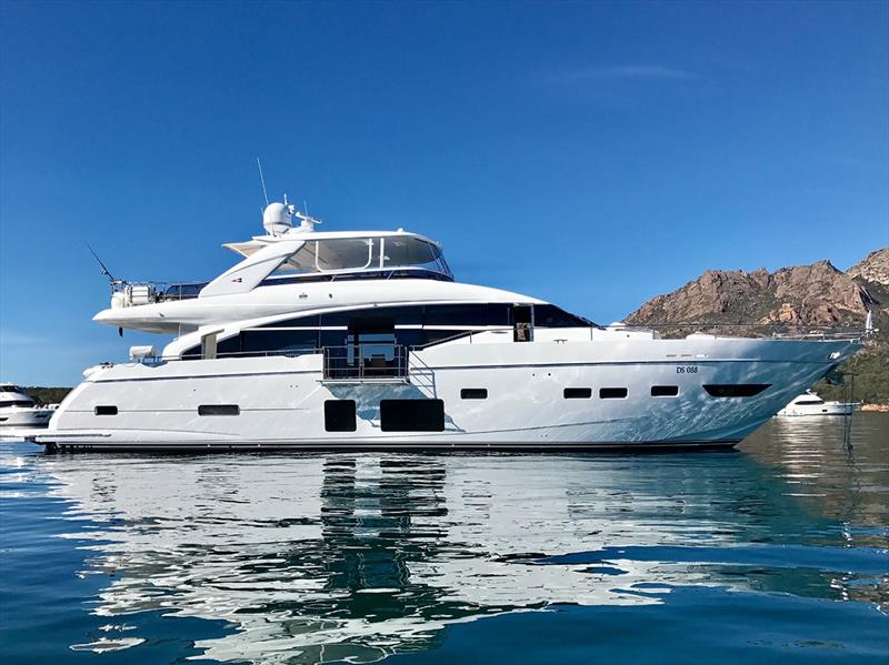 7th Heaven at anchor - photo © Princess Yachts Australia