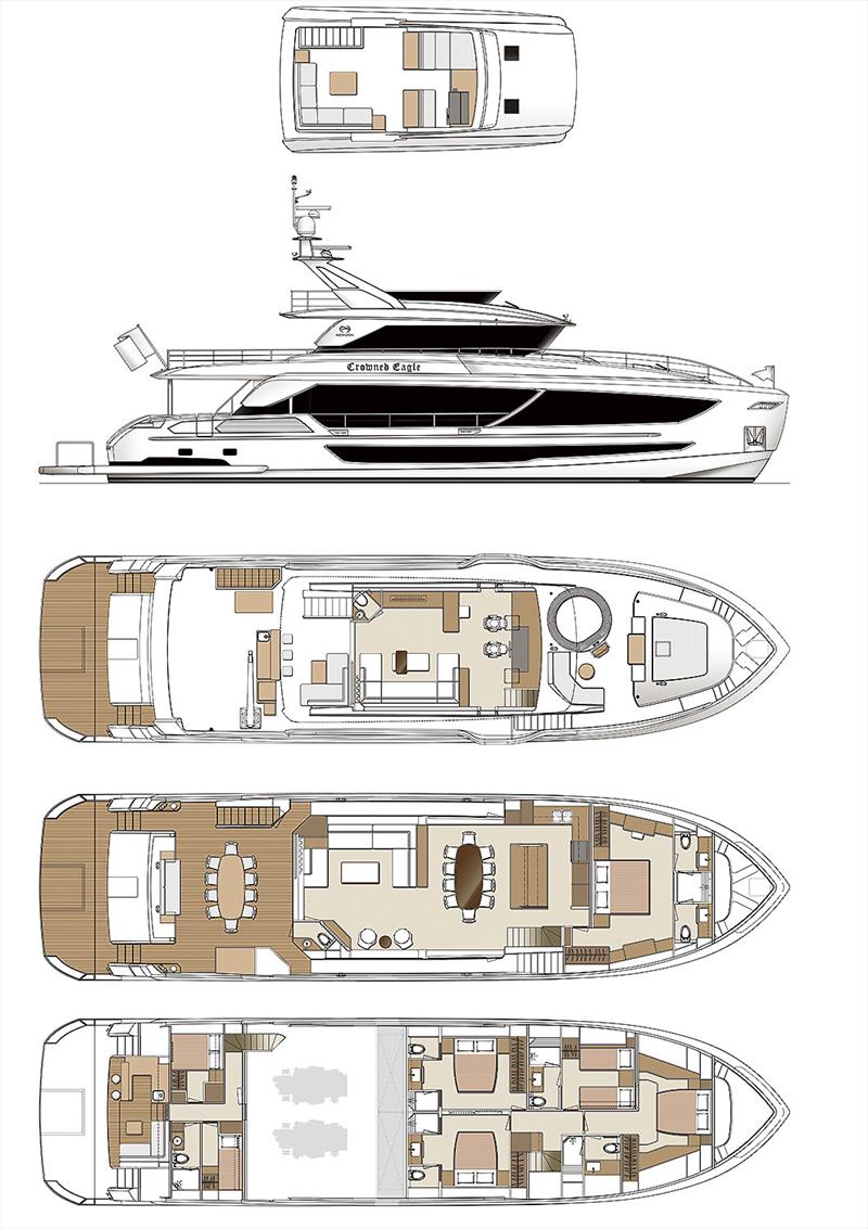Horizon Yachts FD92 photo copyright Horizon Yachts taken at  and featuring the Power boat class