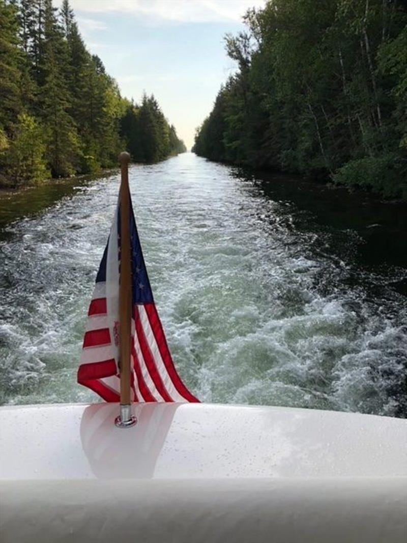 The Trent Severn waterway has 45 locks and took Roger and Laura from Lake Ontario into the Georgian Bay photo copyright Riviera Australia taken at  and featuring the Power boat class