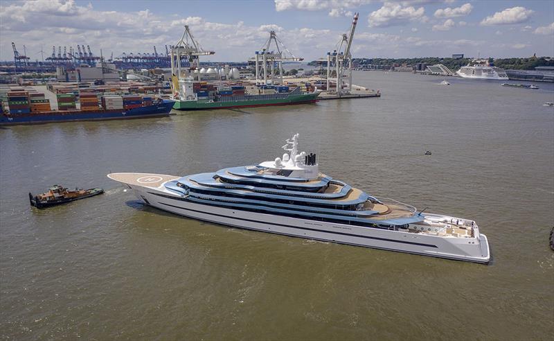 Lürssen 110-metre Kaos - photo © Klaus Jordan