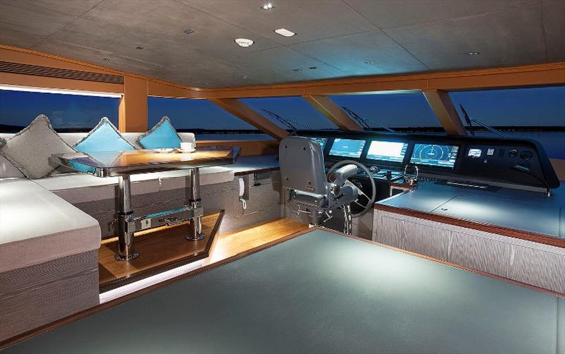 Horizon RP110 Wild Duck - Pilot House - photo © Horizon Yachts