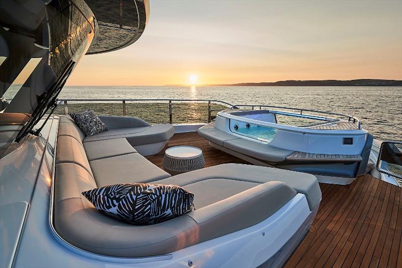X95 slot 2 interior foredeck - photo © Princess Yachts