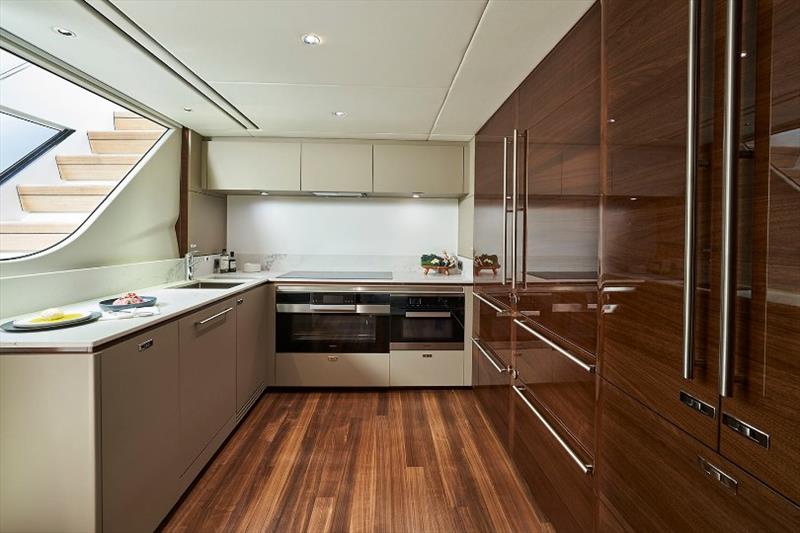 X95 slot 2 interior galley - photo © Princess Yachts