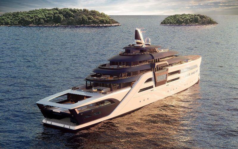 95m superyacht Ultra2 - photo © T.Fotiadis Design