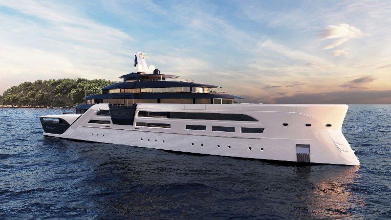 95m superyacht Ultra2 - photo © T.Fotiadis Design