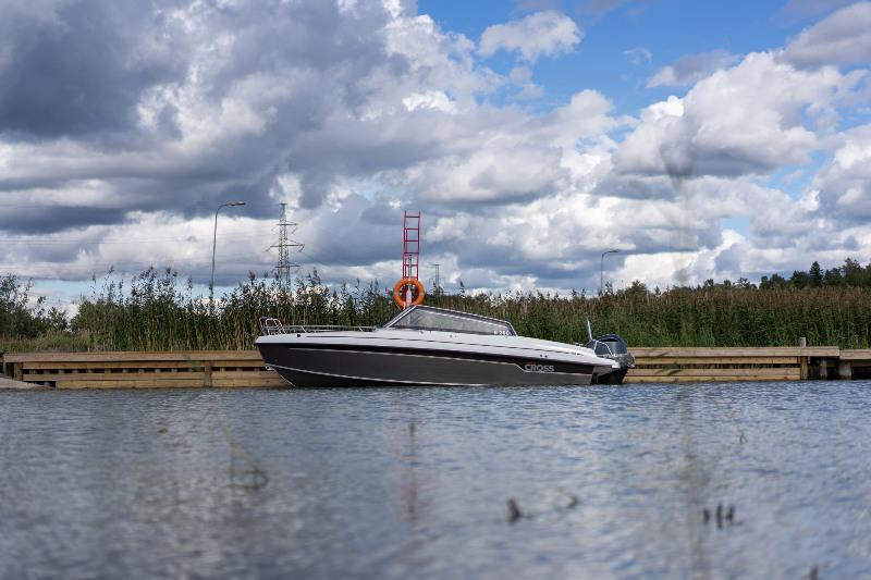 In traditional Cross fashion, the new flagship model combines the practicality of an aluminium hull with the stylish appeal of a GRP deck photo copyright Yamarin Cross taken at  and featuring the Power boat class