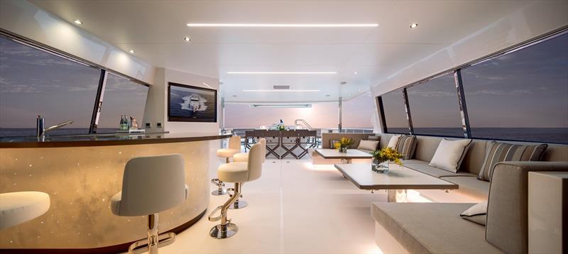 Horizon FD102, To-Kalon - Flybridge - photo © Horizon Yachts